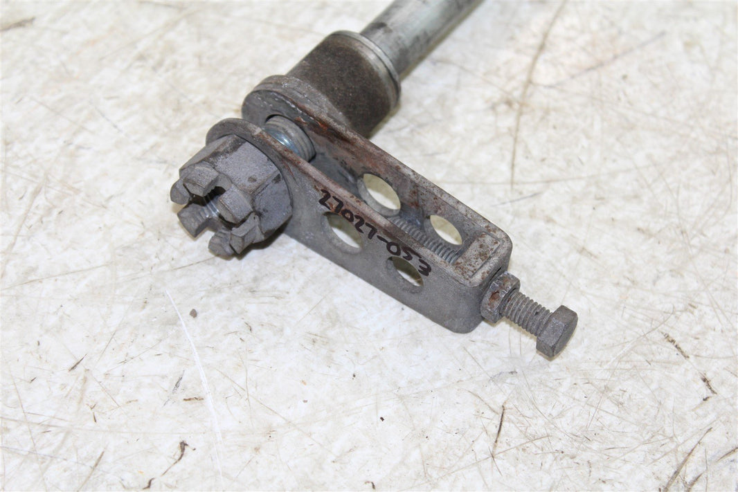 1981 Kawasaki KZ 750 Rear Axle Nut Wheel Spacers Chain Adjusters