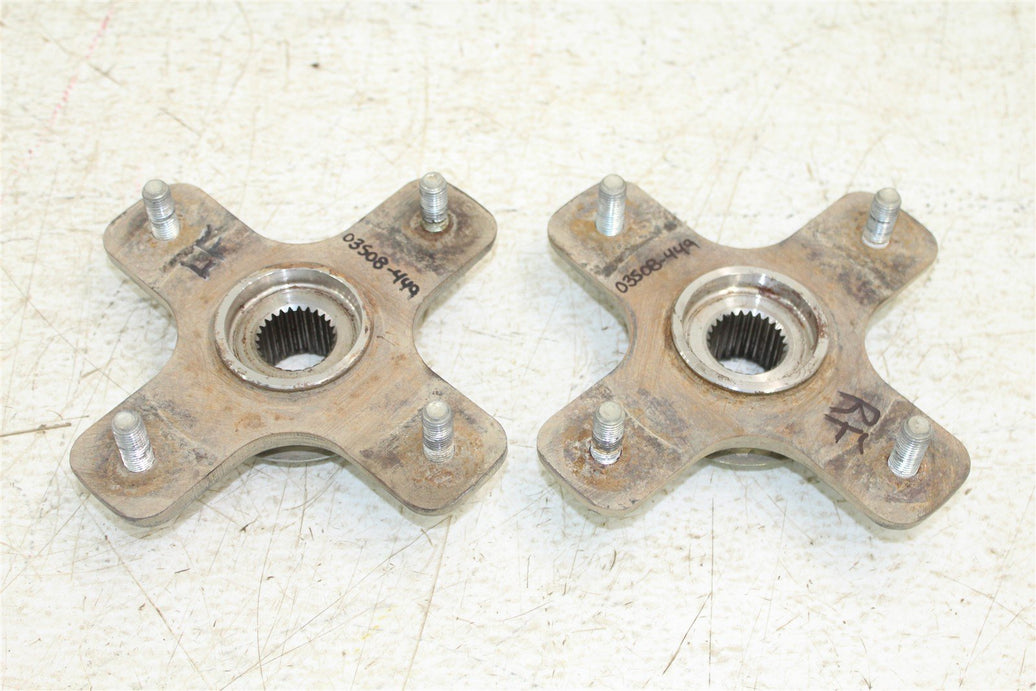 2005 Bombardier Outlander 400 XT Front Hubs Wheel Mounts Can Am