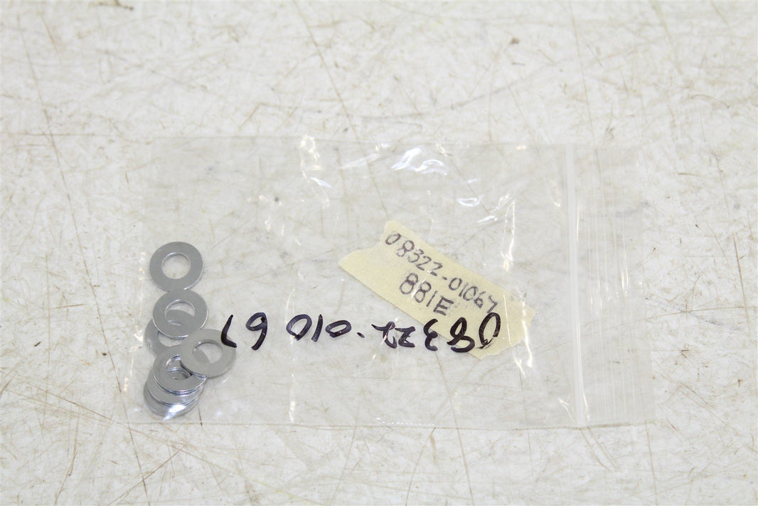 NOS Suzuki ALT125 F50 DRZ400 TM400 TS100 LT185 GT185 Washers 08322-01067 QTY:7
