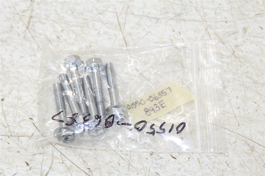 NOS Genuine Suzuki NOS 01550-06357 BOLT NEW QTY:6