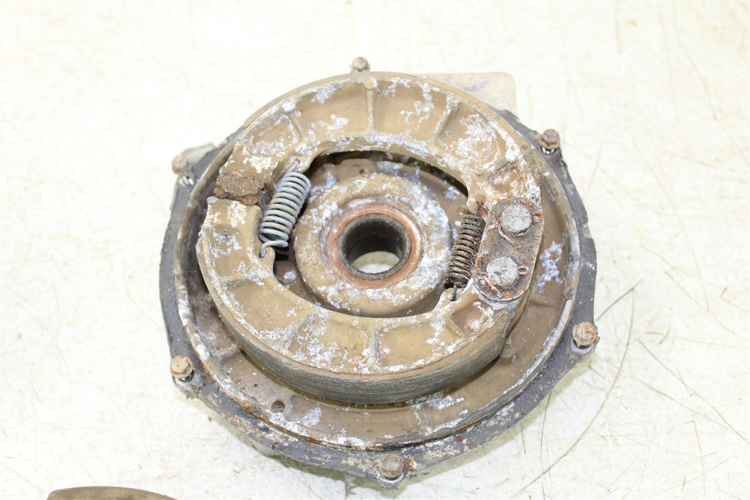 2004 Honda Rancher 350 FM 4x4 Rear Brake Drum Backing Plate Panel Hub