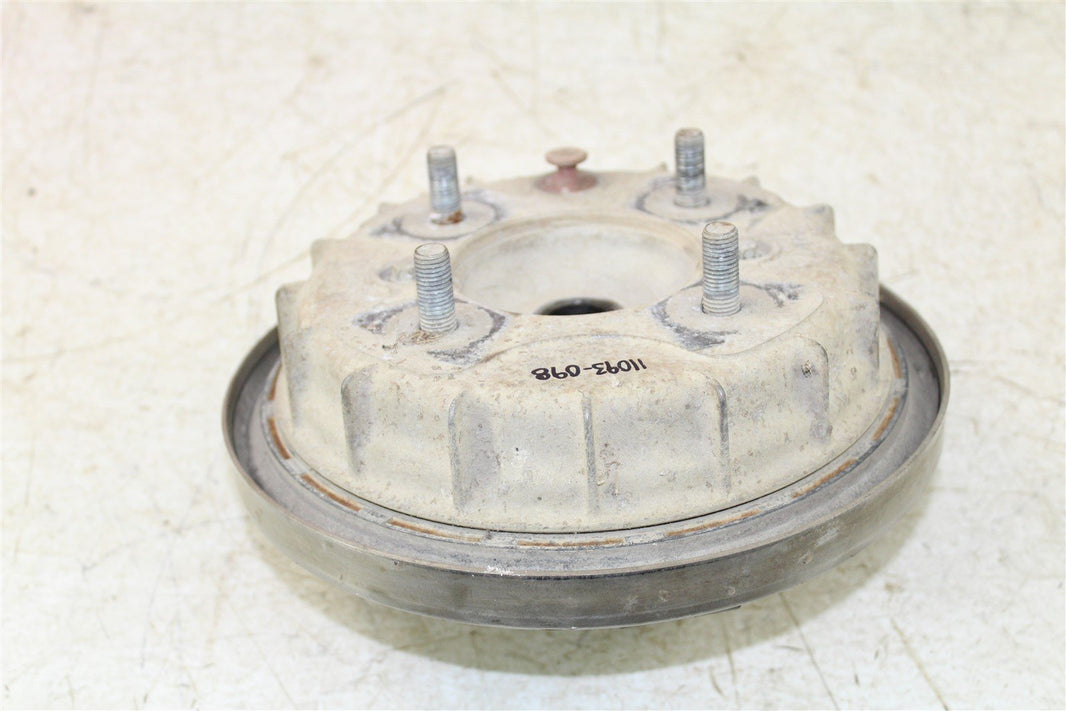 2004 Honda Rancher 350 FM 4x4 Front Left Brake Drum Backing Plate Panel Hub
