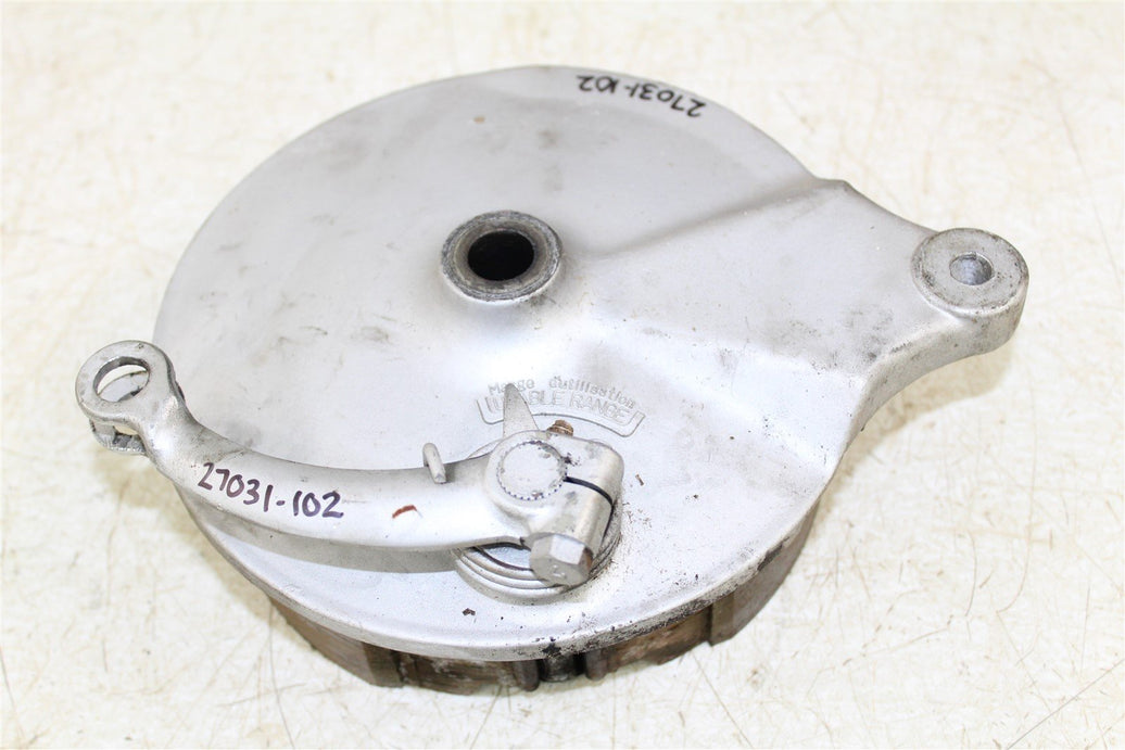 1990 Kawasaki Vulcan 750 Rear Brake Drum Backing Plate Panel Hub