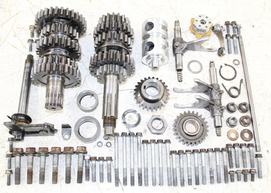 2001 KTM 300 EXC Transmission Gears Shift Shaft Forks Drum