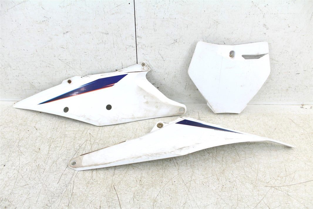 2022 KTM 250SXF Plastic Number Plates Side Panel Left Right Front