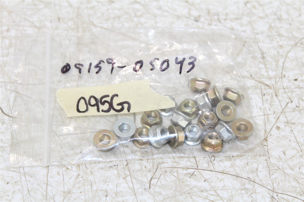 NEW Genuine SUZUKI FRONT / REAR FENDER NUT 5mm OEM 09159-05043 NOS QTY19