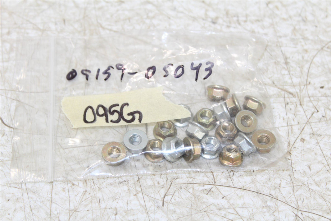 NEW Genuine SUZUKI FRONT / REAR FENDER NUT 5mm OEM 09159-05043 NOS QTY19