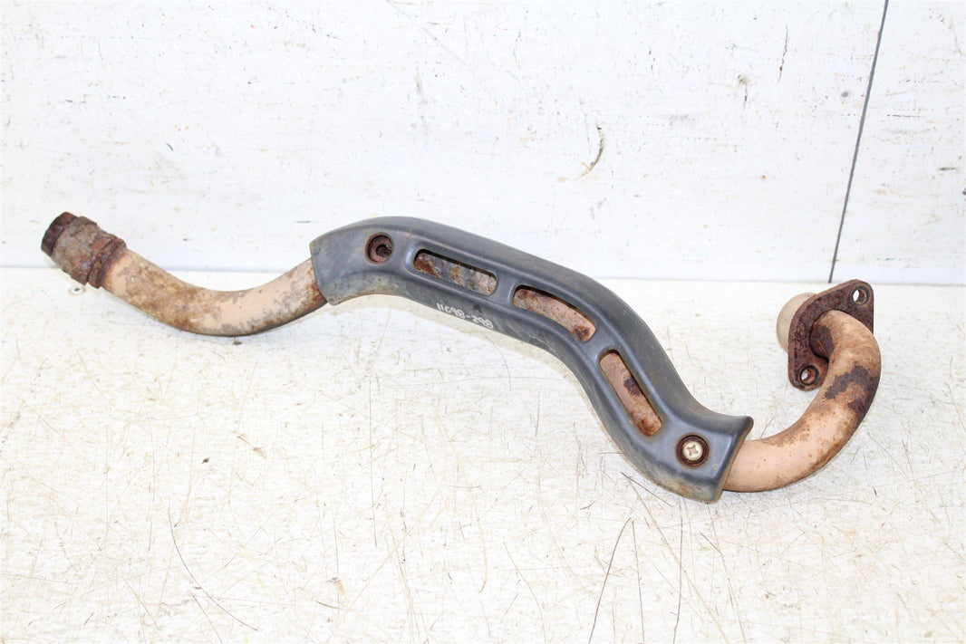 1986 Honda Fourtrax 200 SX Exhaust Head Pipe Silencer Muffler
