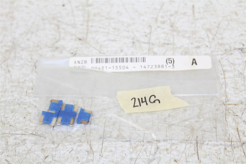 NOS Genuine Suzuki 15 Amp Fuse NEW 09481-15504 QTY:5