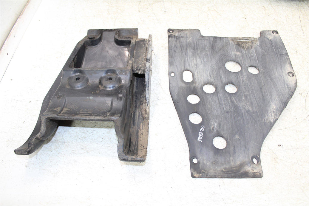2010 Polaris Trail Boss 330 Skid Plate Engine Swing Arm Chain Guard