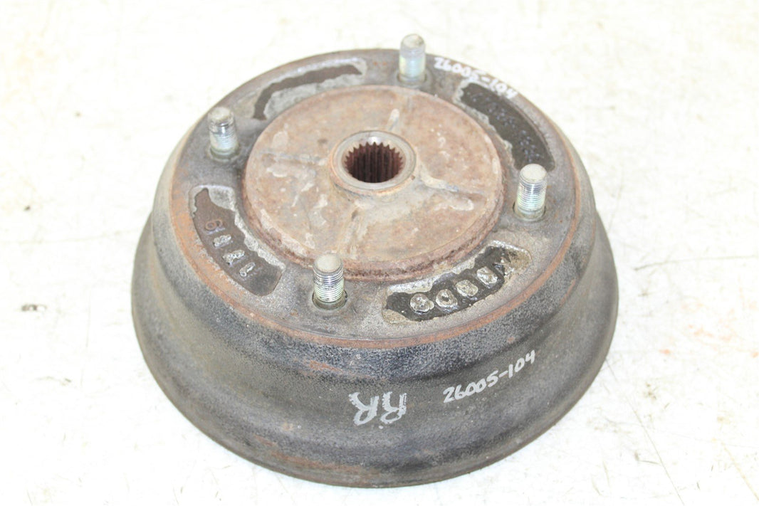 2002 Kawasaki Mule 2510 Diesel 4x4 Rear Right Brake Drum Hub