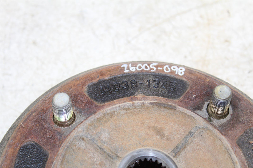 2002 Kawasaki Mule 2510 Diesel 4x4 Front Left Brake Drum Hub