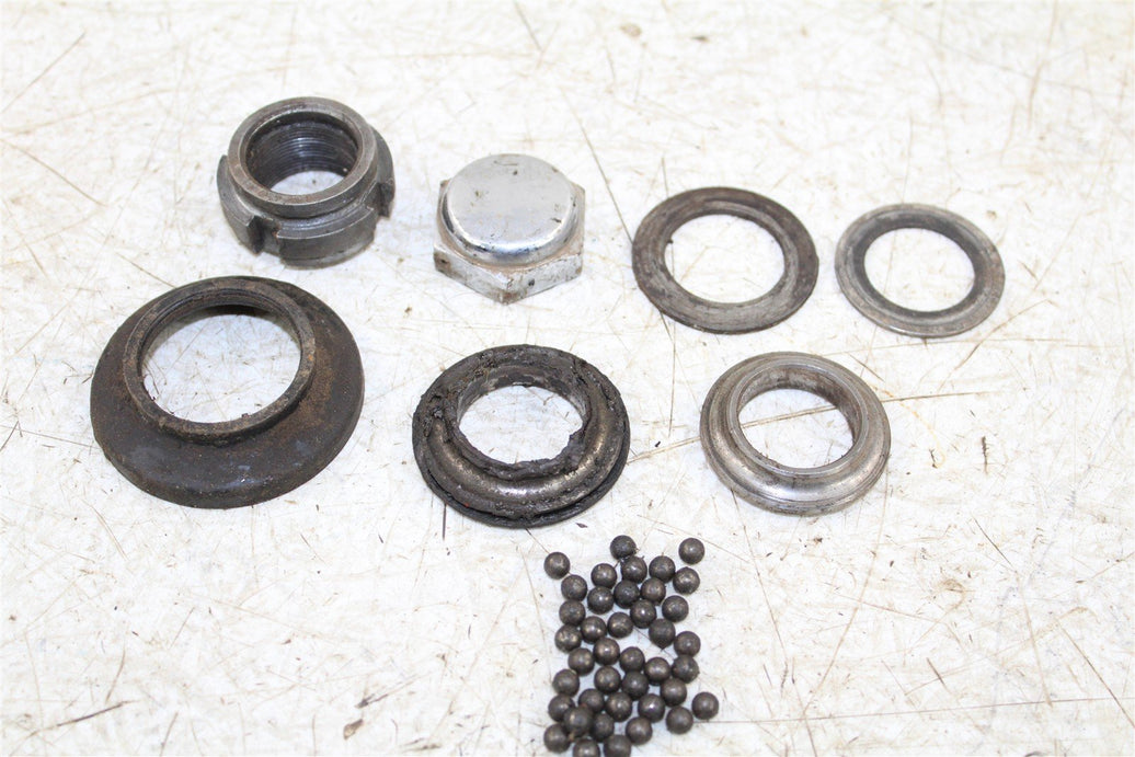 1984 Honda ATC 200ES Steering Stem Mounting Hardware Nut Washer Ball Bearing