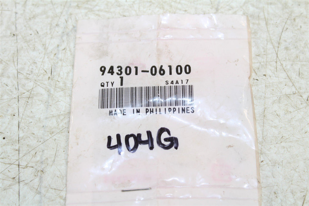 NOS Genuine Honda Dowel Pin A 6x10 NEW 94301-06100 // 404G