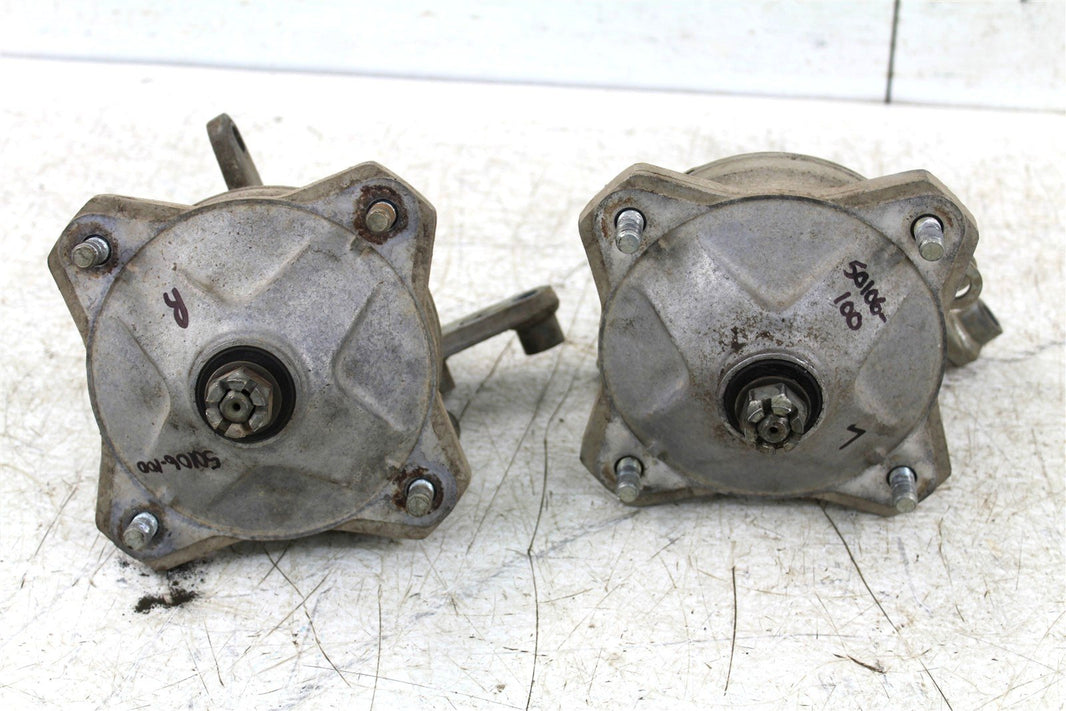 1992 Yamaha Timberwolf 250 2x4 Front Brake Drums Backing Plates Panel Hubs 50106