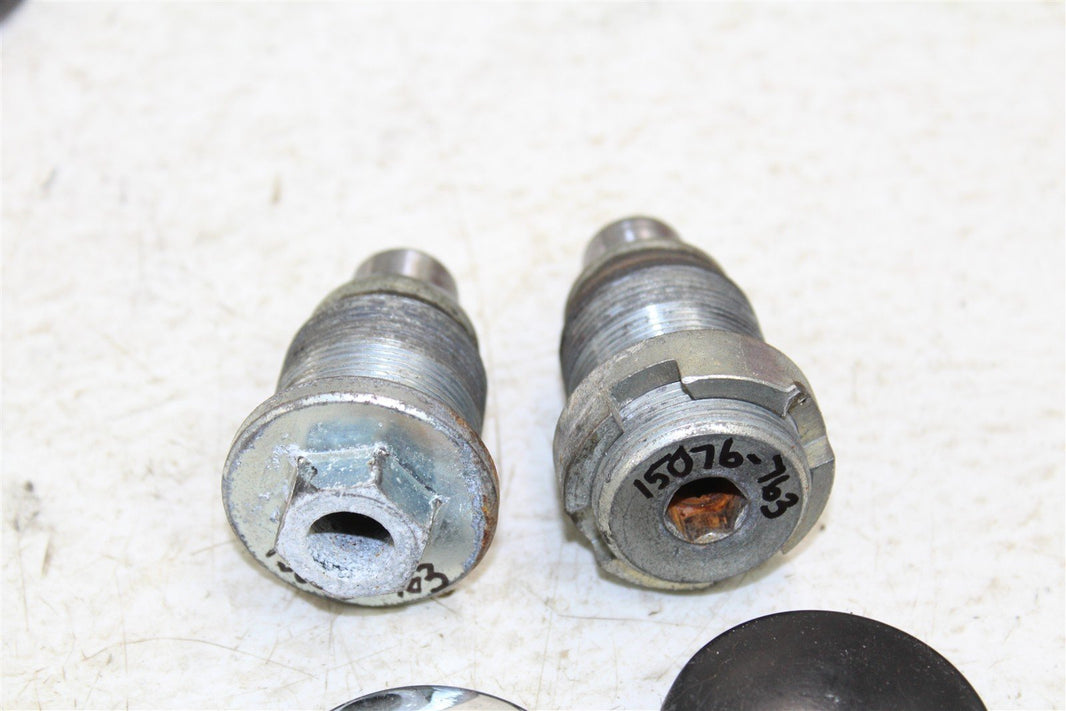 1983 Honda Goldwing Interstate GL 1100 Swingarm Bolts Nut w/ Dust Caps 15076