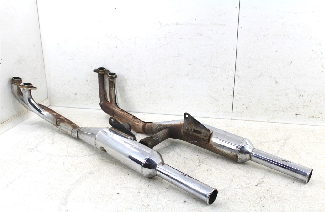 1983 Honda Goldwing Interstate GL 1100 Exhaust System Head Pipe Muffler 15076