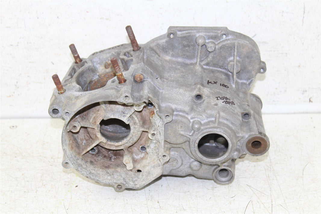2003 Kawasaki KX 100 Engine Cases Crankcase Motor Left Right 27036