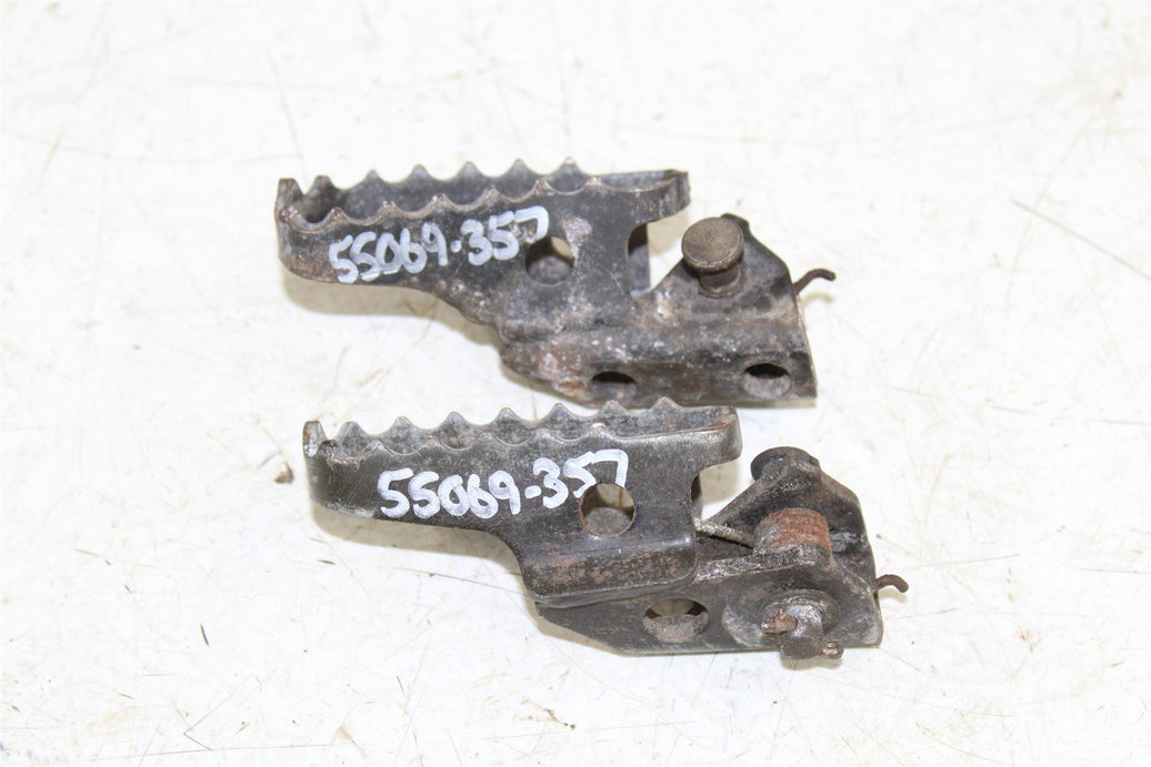 1993 Yamaha RT 180 Foot Pegs Set Hardware Springs Rests 55069