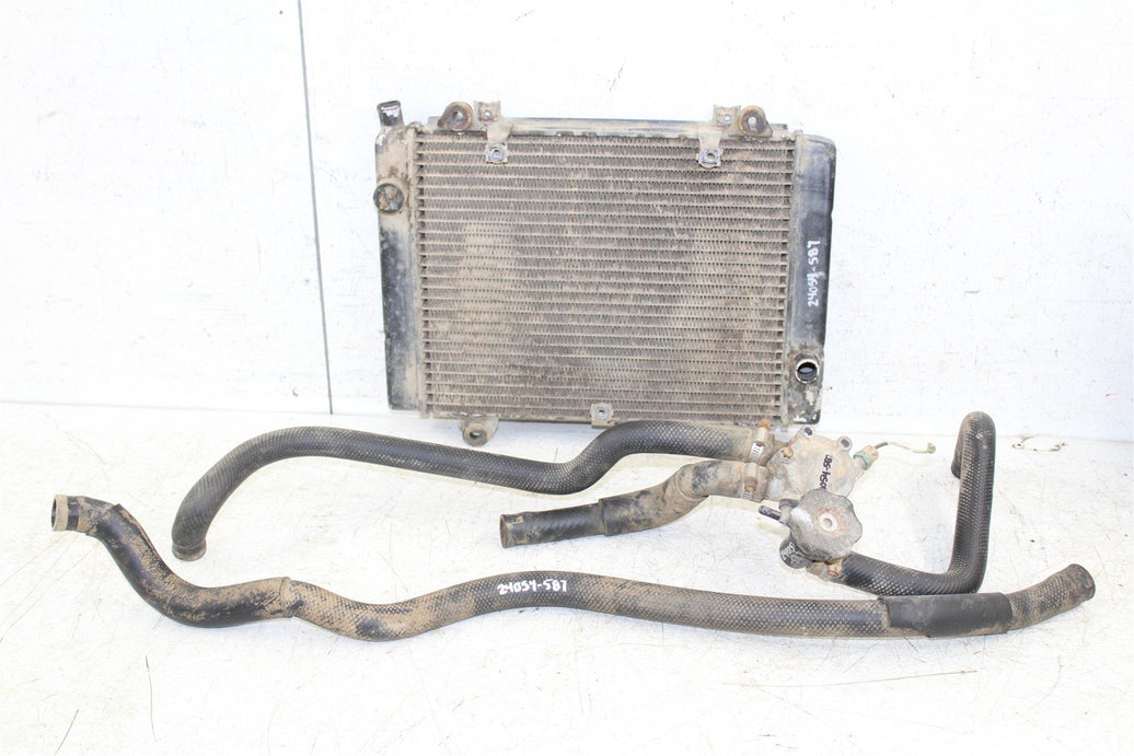 2003 Kawasaki Prairie 650 4x4 Radiator w/ Thermostat Filler Neck Hoses 24054