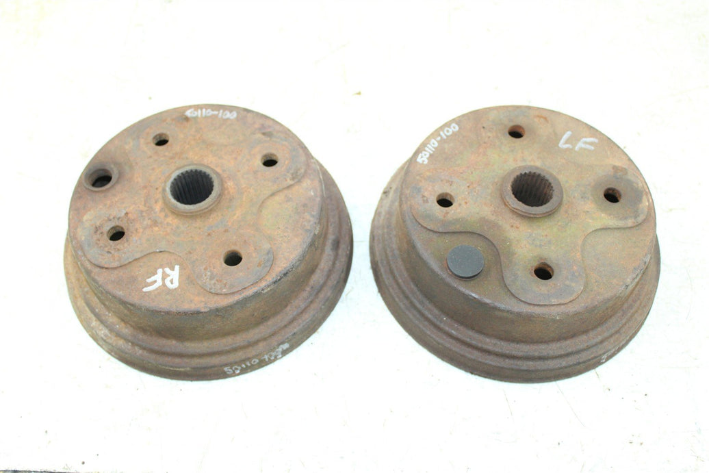 1991 Yamaha Big Bear 350 4x4 Front Brake Drums Hubs 50110