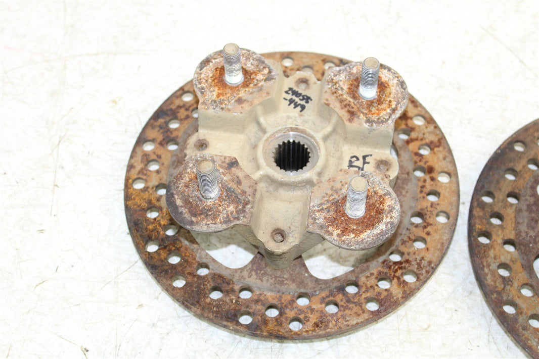 2006 Kawasaki Brute Force 750 4x4 Front Hubs Brake Rotors 24055