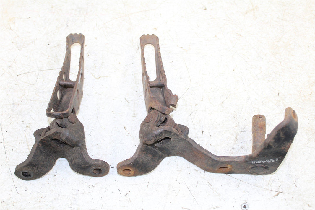 1985 Honda ATC 250 ES Big Red Foot Pegs Rests Set Left Right 11107
