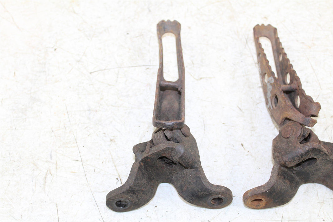 1985 Honda ATC 250 ES Big Red Foot Pegs Rests Set Left Right 11107