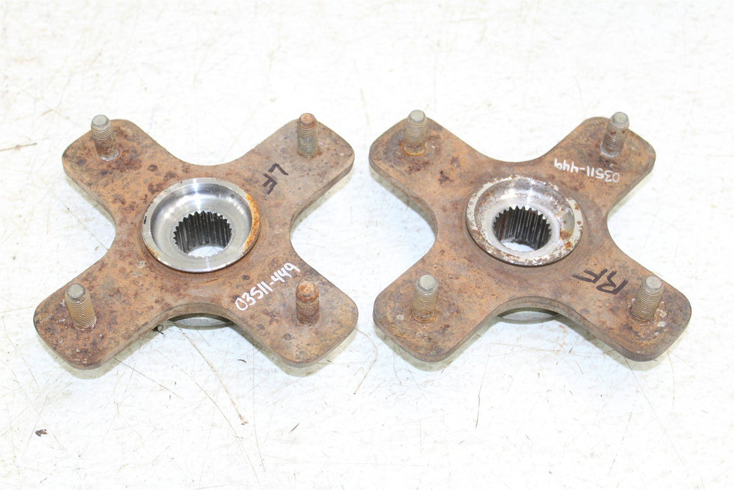 2004 Can Am Outlander 400 4x4 Front Hubs Wheel Mounts 03511