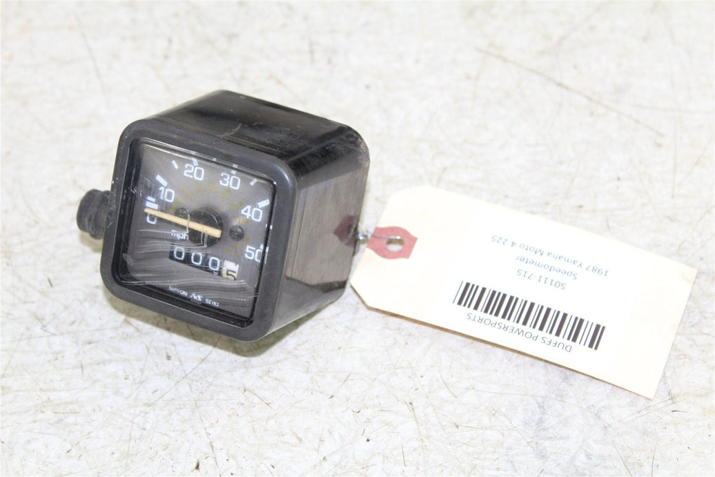 1987 Yamaha Moto4 225 Speedometer Speedo Instrument Gauge Cluster 50111