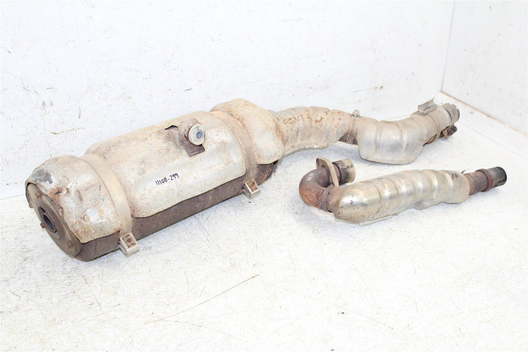 2001 Honda Foreman Rubicon 500 FA Exhaust Head Pipe Silencer Muffler 11108