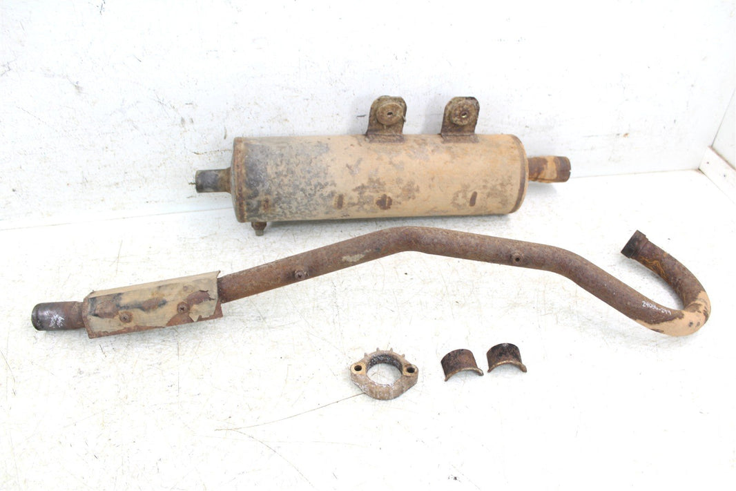 2001 Kawasaki Prairie 300 4x4 Exhaust Head Pipe Silencer Muffler 24056