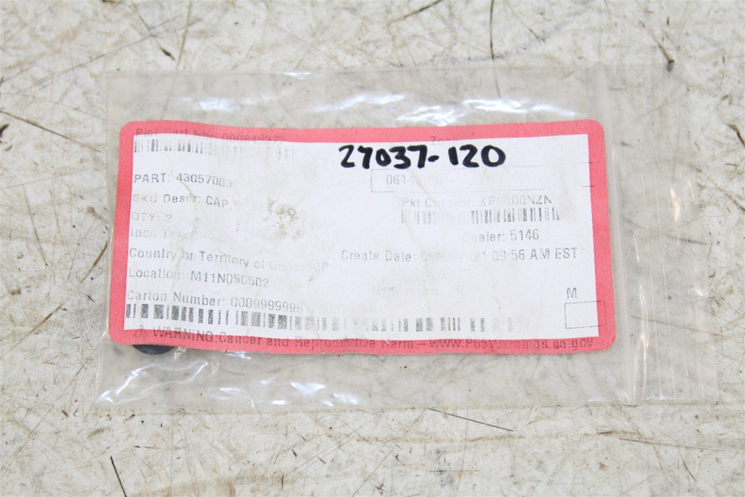 NOS Kawasaki KLR 650 Brake Caliper Bleeder Cap 43057-003 NEW 27037