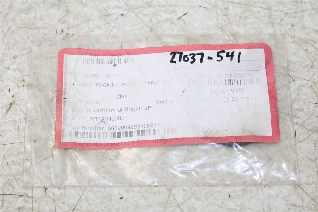 NOS Kawasaki H1 H2 S3 KLR 650 Front Brake Caliper Piston Seal Gasket ORing 27037