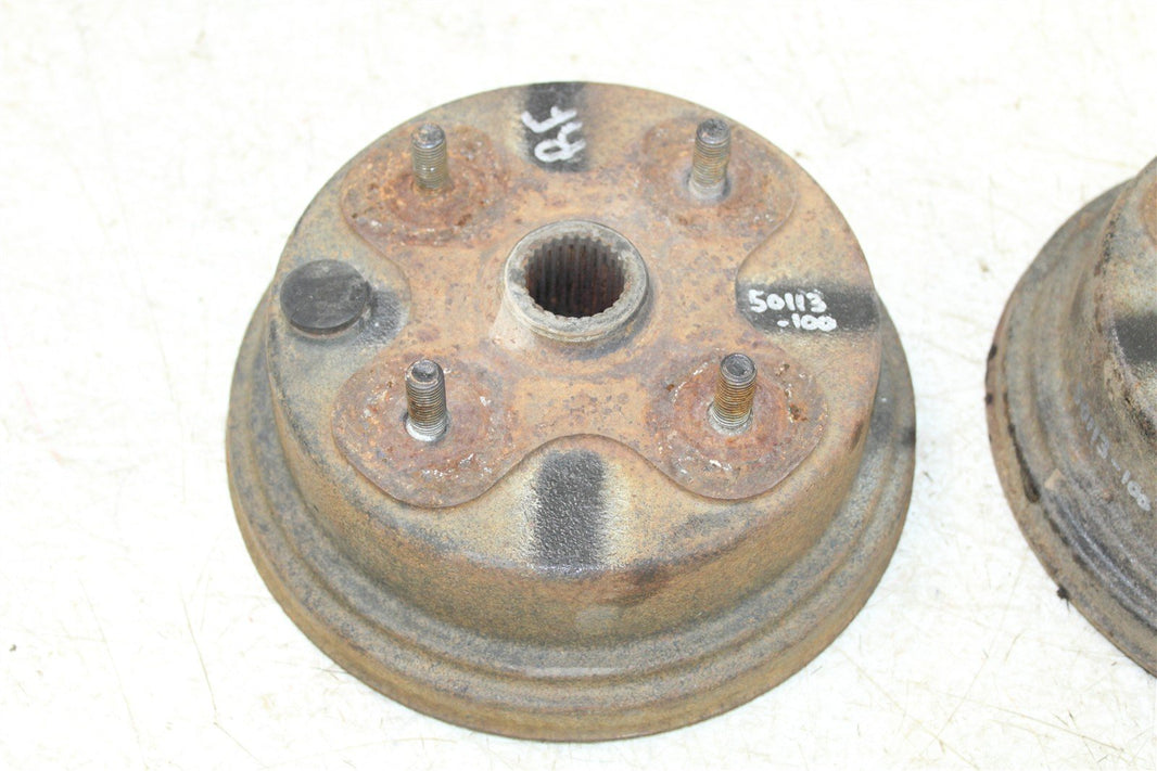 1993 Yamaha Kodiak 400 4x4 Front Brake Drums Hubs Left Right 50113