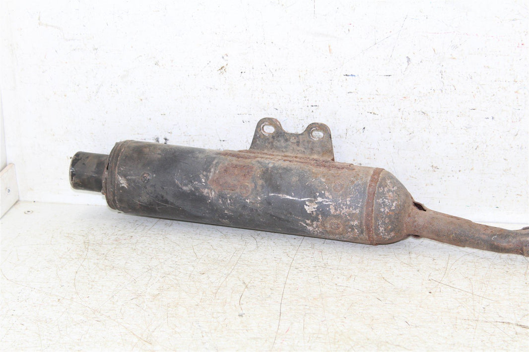 2003 Honda XR 80R Exhaust System Head Pipe Silencer Muffler 525G