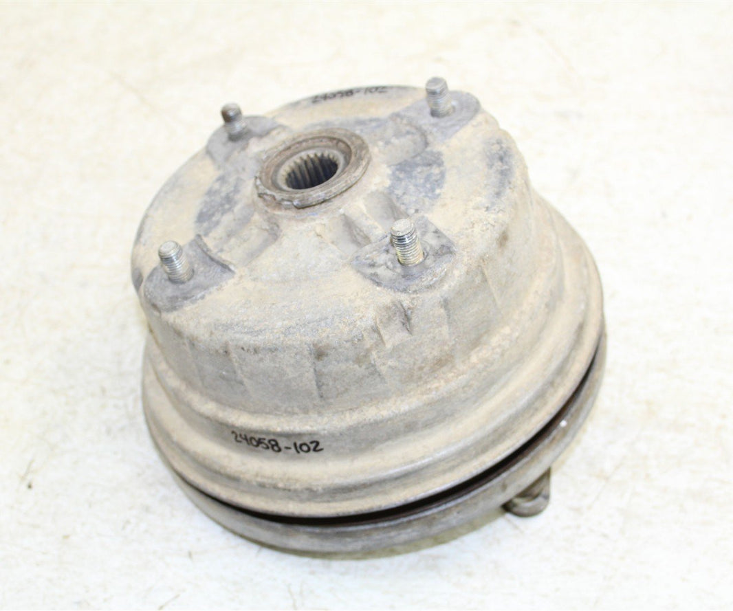 1998 Kawasaki Bayou 220 Rear Brake Drum Backing Plate Panel Hub 24058