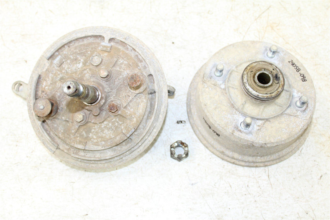 1998 Kawasaki Bayou 220 Front Left Brake Drum Backing Plate Panel Hub 24058