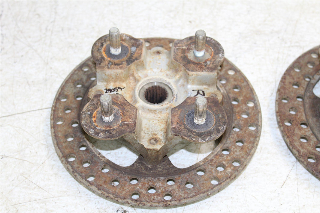 2005 Kawasaki Brute Force 750 4x4 Front Hubs Brake Rotors 24059
