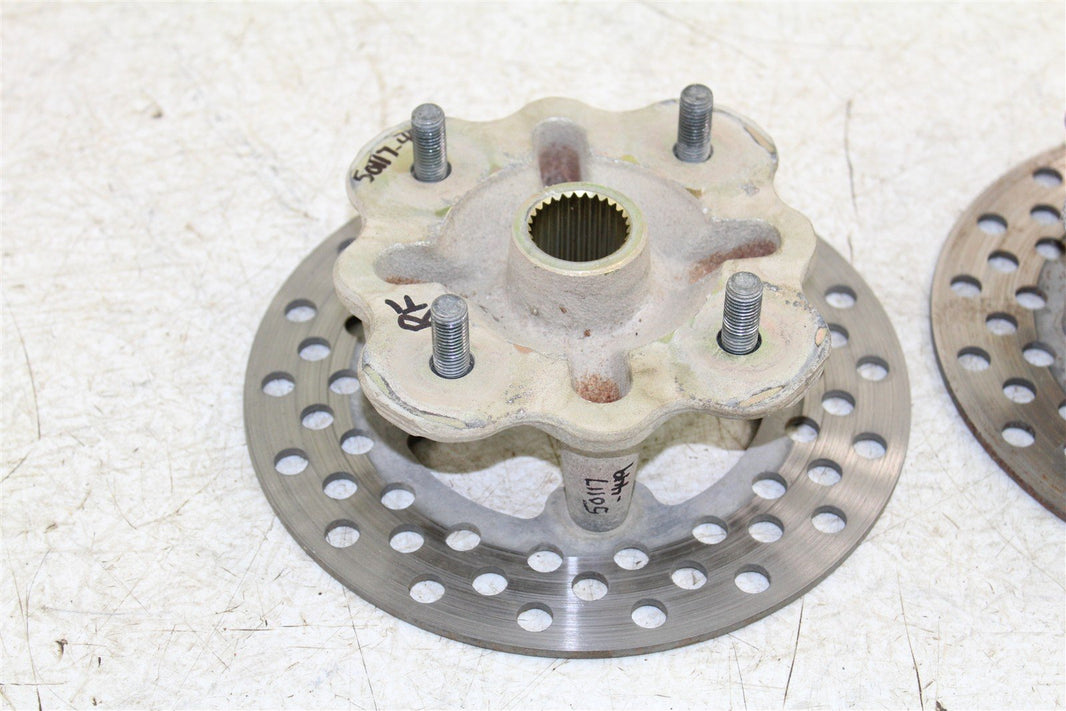 2004 Yamaha Bruin 350 4x4 Front Hubs Brake Rotors 50117