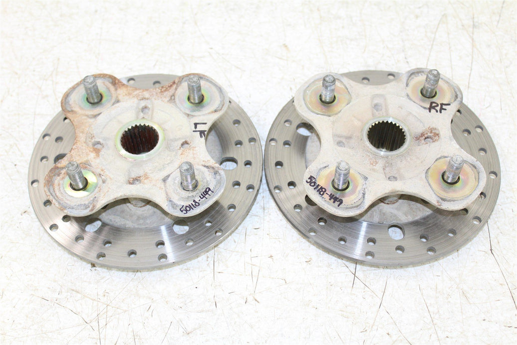2004 Yamaha Wolverine 350 4x4 Front Hubs Brake Rotors 50118