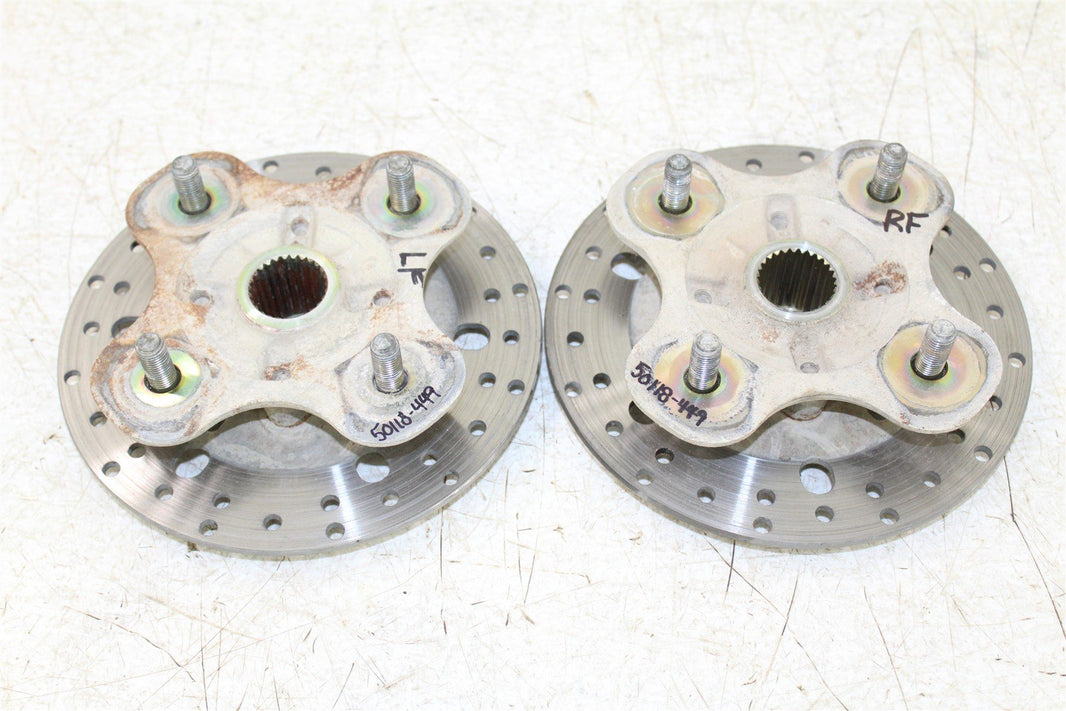 2004 Yamaha Wolverine 350 4x4 Front Hubs Brake Rotors 50118
