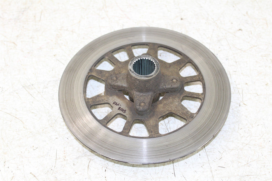 2004 Yamaha Wolverine 350 4x4 Rear Brake Rotor Mount Hub w/ Disc 50118