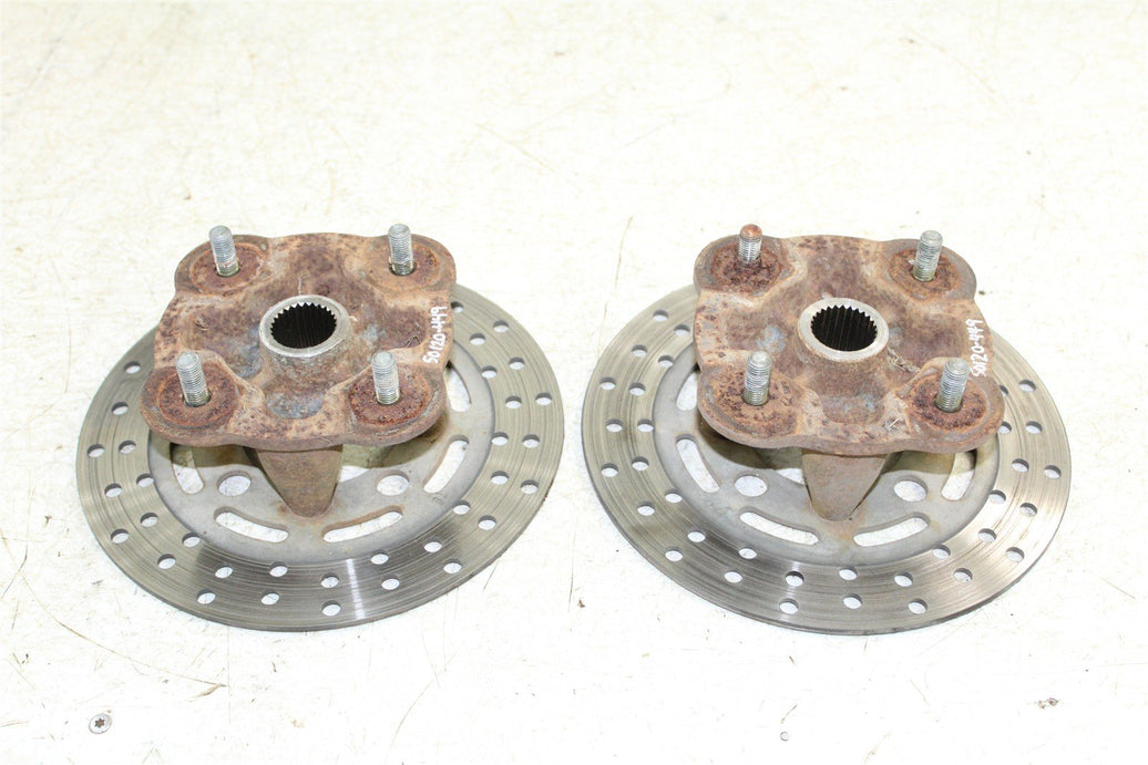 1998 Yamaha Grizzly 600 4x4 Front Hubs Brake Rotors 50120