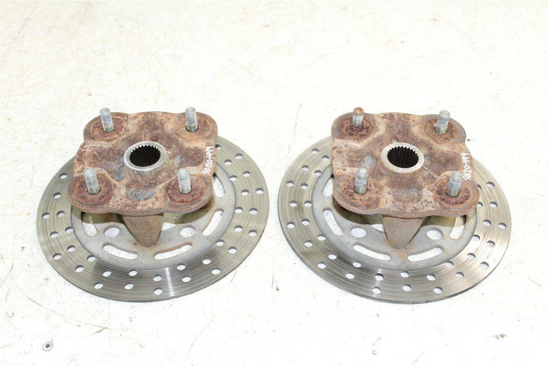 1998 Yamaha Grizzly 600 4x4 Front Hubs Brake Rotors 50120