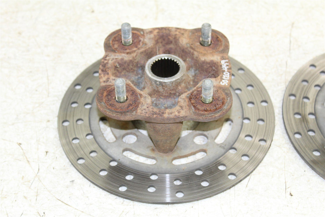 1998 Yamaha Grizzly 600 4x4 Front Hubs Brake Rotors 50120
