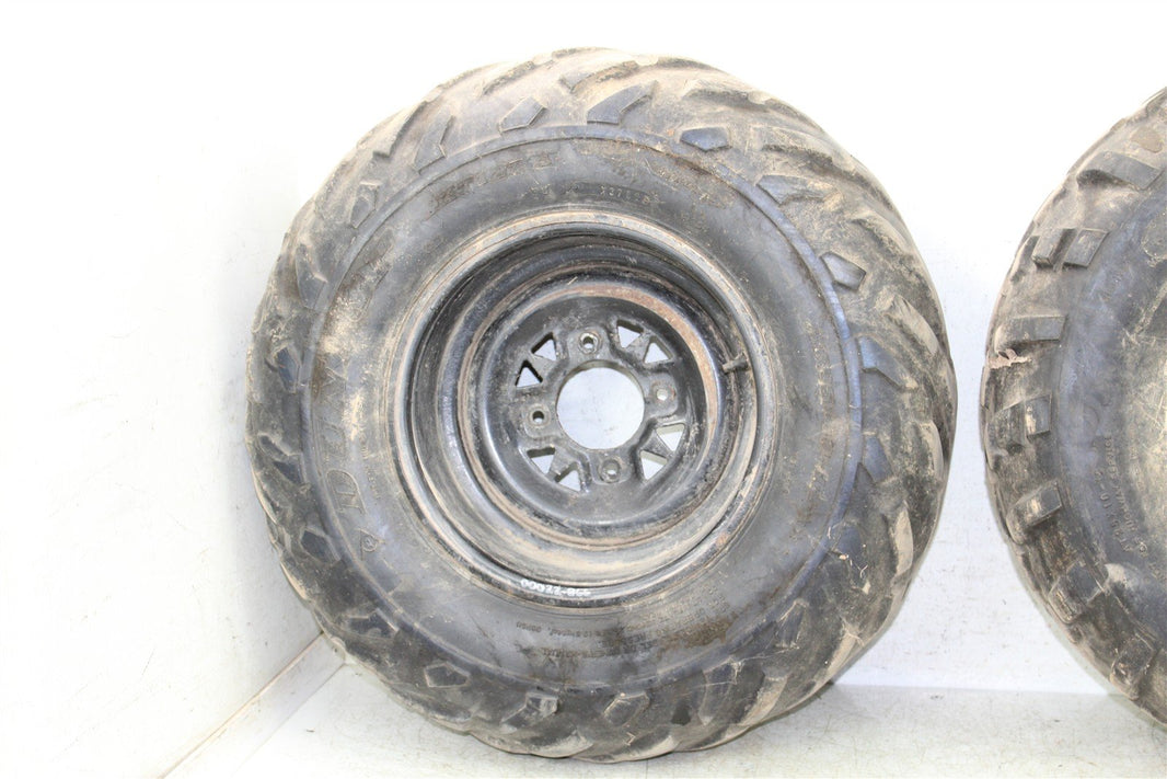 2001 Arctic Cat 500 Manual 4x4 Rear Wheel Set Rims 00022