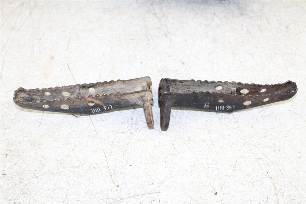 1987 Honda Fourtrax 350D Foot Pegs Rests Set Left Right 11111
