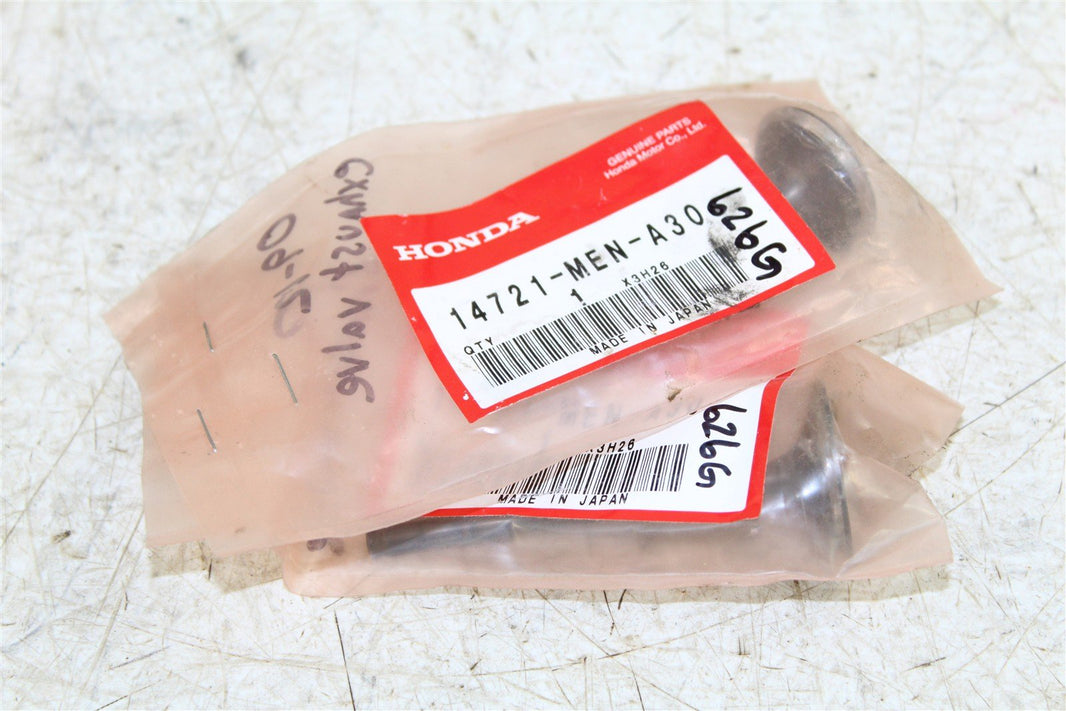 NOS 2009-2012 Honda CRF 450R Exhaust Valves 14721-MEN-A30 NEW QTY:2 626G