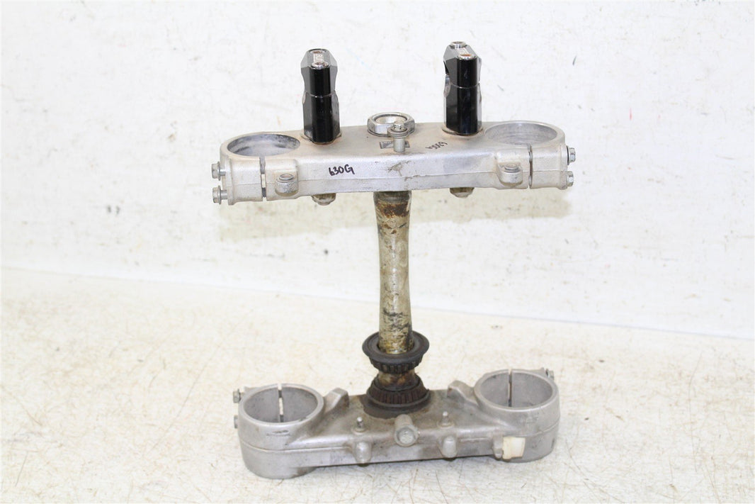 2009 Honda CRF 450R Lower Triple Tree Steering Stem 2007 CRF450 Upper Clamp 630G